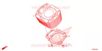CYLINDRE pour Honda CRF 250 F de 2019