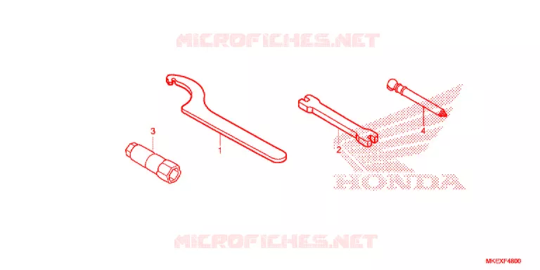 OUTIL Honda MOTO 450 CRF 2021  CRF450XK