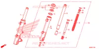 FOURCHE pour Honda RS 150 R V4 de 2020