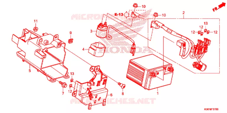 BATTERIE Honda MOTO 150 RS 2021  FS150FL