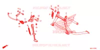 BEQUILLE pour Honda GL 1800 GOLD WING de 2020