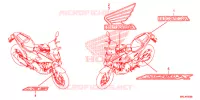 AUTOCOLLANTS pour Honda NC 750 X ABS DCT de 2019