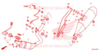 SILENCIEUX D'ECHAPPEMENT pour Honda NC 750 X ABS DCT de 2019
