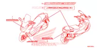 AUTOCOLLANTS pour Honda FORZA 300 ABS de 2020