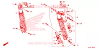 AMORTISSEUR ARRIERE pour Honda TALON 1000 R de 2021