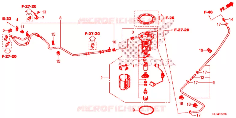 POMPE A ESSENCE Honda ATV 1000 TALON 2021  SXS1000S2XM