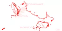 PHARE pour Honda TALON 1000 X4 FOX LIVE de 2020