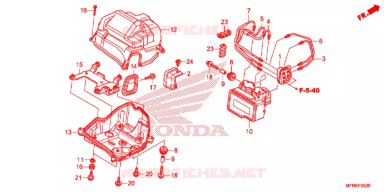 MODULATEUR ABS Honda MOTO 1300 VT 2020  VT1300CXAL