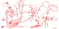 LEVIER DE GUIDON   CABLE   COMMODO pour Honda SHADOW VT 750 AERO de 2019