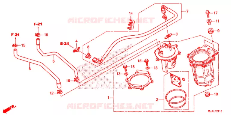 POMPE A ESSENCE Honda MOTO 750 SHADOW 2021  VT750CL