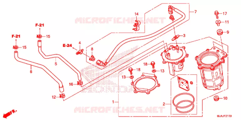 POMPE A ESSENCE Honda MOTO 750 SHADOW 2019  VT750CSK