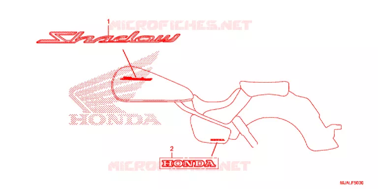 t (VT750C/CS) Honda MOTO 750 SHADOW 2020  VT750CSL