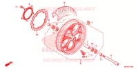 ROUE AVANT pour Honda NC 750 INTEGRA de 2020