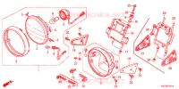 PHARE (2) pour Honda STORM 125 TAMBOR DELANTERO de 2012