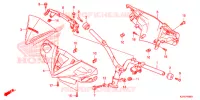 GUIDON   CARENAGE pour Honda CLICK 125 I RACING de 2014