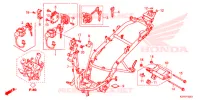 CADRE pour Honda CLICK 125 I Idling Stop Casted Wheels de 2014