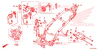 CADRE pour Honda CLICK 125 I Idling Stop Casted Wheels de 2014