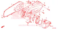 COUVERCLE GAUCHE pour Honda CLICK 125 I Idling Stop Casted Wheels de 2014