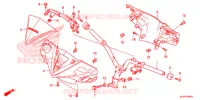 GUIDON   CARENAGE pour Honda CLICK 125 I Idling Stop Casted Wheels de 2014