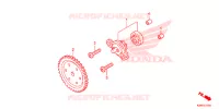 POMPE A HUILE pour Honda CLICK 125 I Idling Stop Casted Wheels de 2014