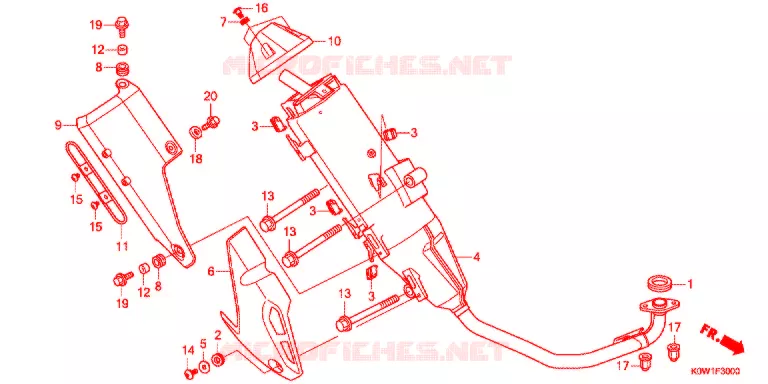 SILENCIEUX D'ECHAPPEMENT Honda SCOOTER 150 ADV 2021  ADV150AL_J