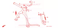 BEQUILLE pour Honda BIZ 125 PARTIDA ELÉTRICA de 2010
