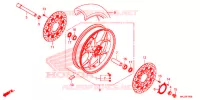 ROUE AVANT pour Honda CB 1000 R ABS de 2020