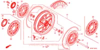 ROUE AVANT pour Honda CB 1300 SUPER FOUR de 2019