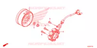 ALTERNATEUR pour Honda CB 125 TWISTER 2LA de 2018