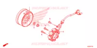 ALTERNATEUR pour Honda CB 125 TWISTER 4LA de 2018