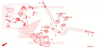 GUIDON   TE DE FOURCHE pour Honda CB 125 TWISTER 4LA de 2018