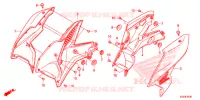 OUIES DE RADIATEUR pour Honda CB 125 TWISTER 4LA de 2018