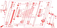FOURCHE pour Honda CRF 250 RALLYE ABS de 2020