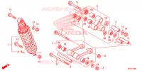 AMORTISSEUR ARRIERE pour Honda CRF 250 RALLYE ABS de 2020