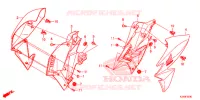OUIES DE RADIATEUR pour Honda CB 250 TWISTER de 2018