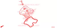 COUVRE CULASSE pour Honda CB 250 TWISTER CBS de 2019
