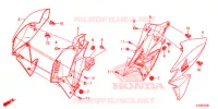 OUIES DE RADIATEUR pour Honda CB 250 TWISTER CBS de 2019