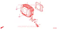 CYLINDRE pour Honda MSX 125 de 2020