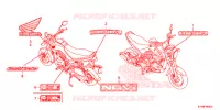 AUTOCOLLANTS pour Honda NAVI 110 de 2018