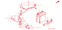 BATTERIE pour Honda NX4 FALCON 400 de 2005