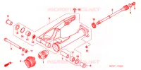 BRAS OSCILLANT pour Honda DEAUVILLE 700 de 2007