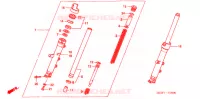 FOURCHE pour Honda DEAUVILLE 700 de 2007