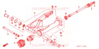 BRAS OSCILLANT pour Honda DEAUVILLE 700 ABS de 2007
