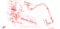 MAITRE CYLINDRE pour Honda BIG ONE 1000 de 1995