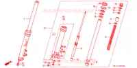 FOURCHE pour Honda BIG ONE 1000 de 1995