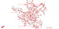 CADRE pour Honda BIG ONE 1000 de 1995