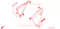 COUVERCLES LATERAUX pour Honda BIG ONE 1000 de 1995