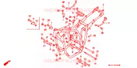 CADRE pour Honda BIG ONE 1000 de 1995