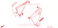 COUVERCLES LATERAUX pour Honda BIG ONE 1000 de 1995