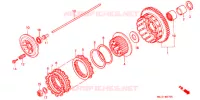 EMBRAYAGE pour Honda BIG ONE 1000 de 1995